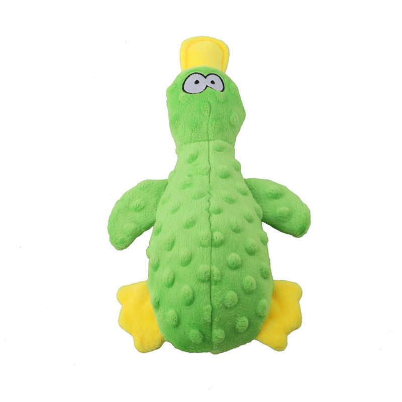 Wagley Squeaky Duck Toy Green