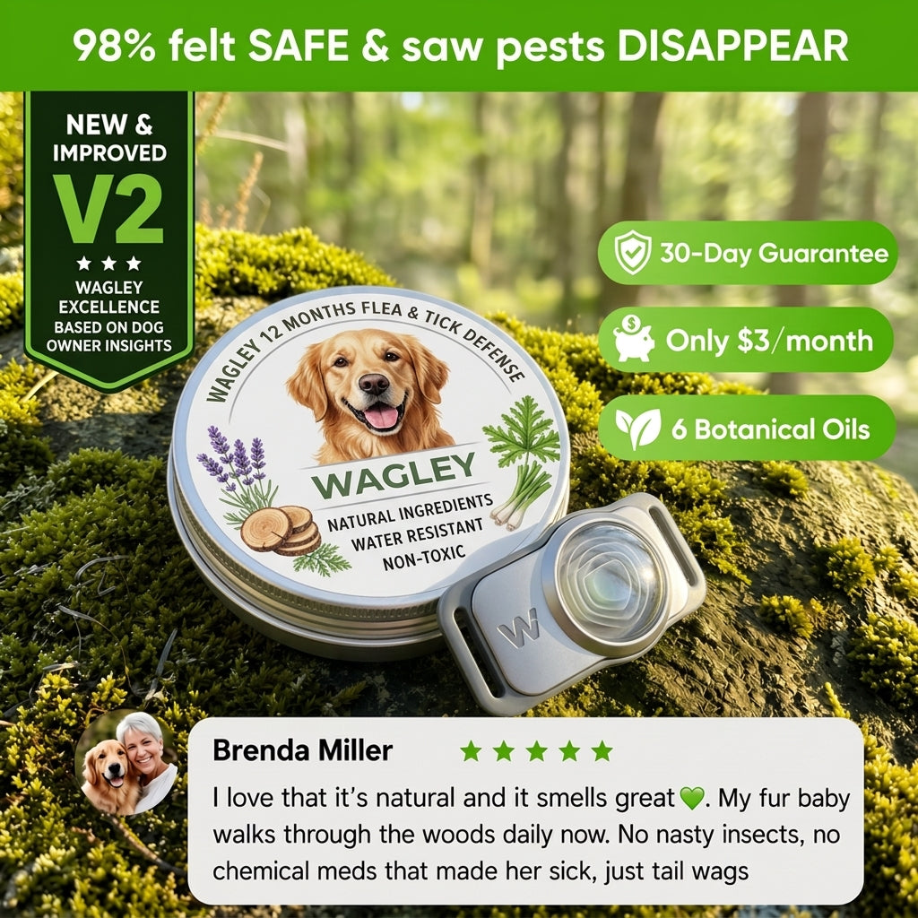 Wagley™ 12-Month Flea & Tick Defense Pendant